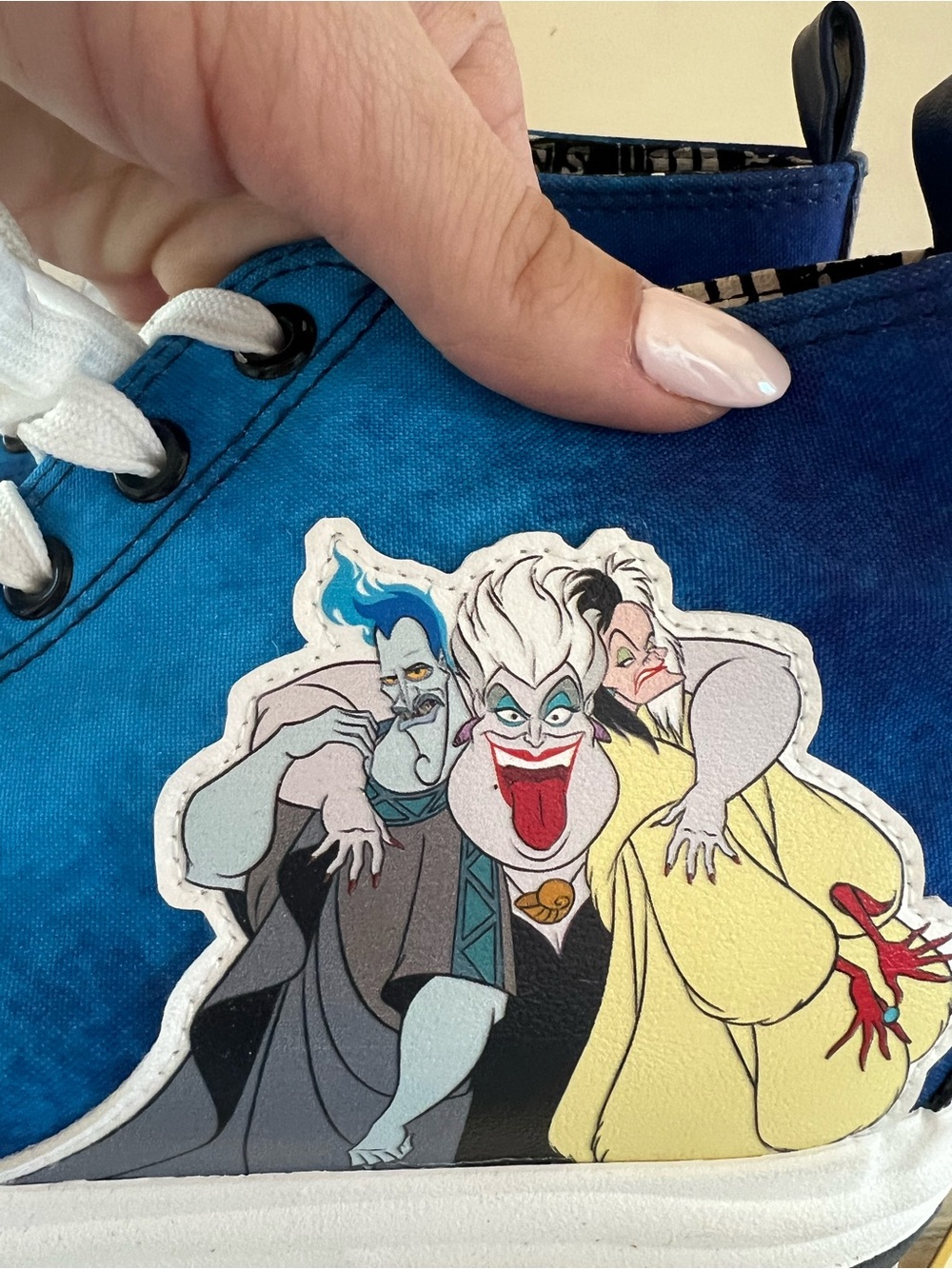 Disney Villains Blue Canvas Sneakers - Picture 4 of 16